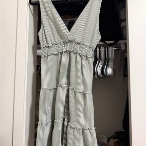 American Eagle Outfitters Blue Stripped Dress